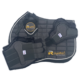 Royalian Horse Glitter Full Jumper Pad Set - One Fly veil – Two Brushing Boots – Two Hind Boots - Royalian