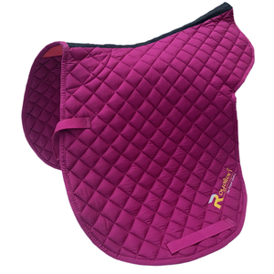 Equestrian Horse Cotton Daimond Full Numnah Pad With Fly veil - Set