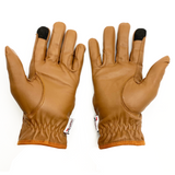 Royalian Men Horse Riding Pure Leather Gloves - Equestrian Grip Elastic Cuff Gloves
