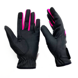 Royalian Women Horse Riding Sreeno Black Gloves - Touch Screen - Velcro Closer - Equestrian Ladies Gloves
