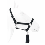 Horse Nylon Halter With Lead - Head Collar Breakaway Crown For Horse