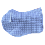 Horse Riding Jumper Cotton Saddle Pad Bareback All Purposes Small Block Design Pad (Full)