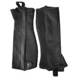 Royalian Equestrian Horse Riding Cowhide Leather Half Chaps