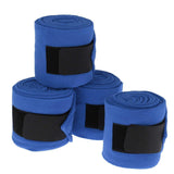 equestrian horse polo blue bandage set