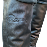 Royalian Equestrian Horse Riding Cowhide Leather Half Chaps