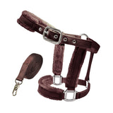 Royalian Horse Fur Nylon Halter With Nylon Lead - Royalian