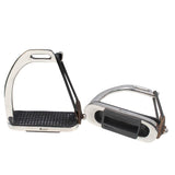 Equestrian Stainless Steel Safety Peacock Stirrups Etriers 