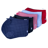 Horse Riding Jumper Cotton Saddle Pad Bareback All Purposes Small Block Design Pad (Full)