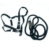 Horse Nylon Halter With Lead - Head Collar Breakaway Crown For Horse